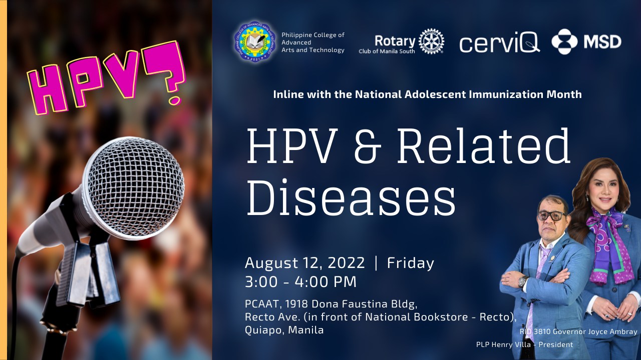 HPV and Related Diseases - National Adolescent Immunization Month